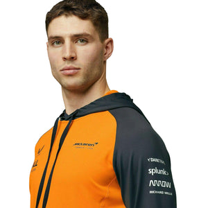 McLaren F1 Team Replica Papaya/Phantom Grey Hooded Sweat Shirt