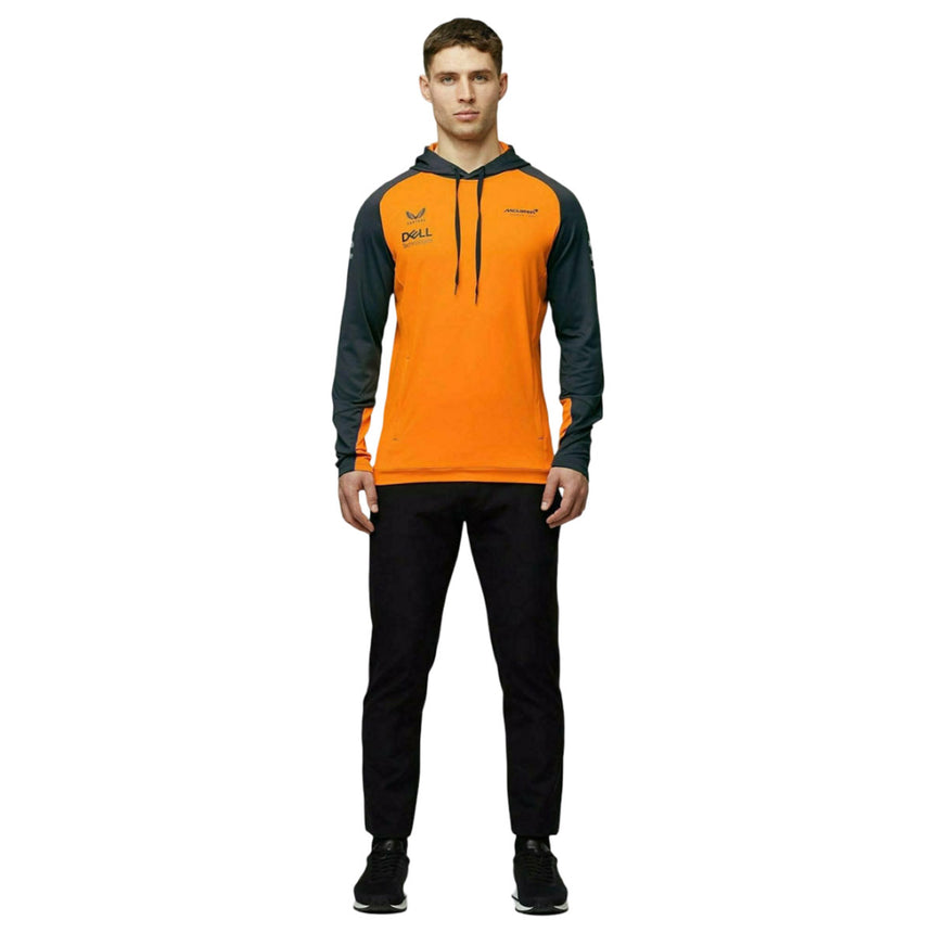 McLaren F1 Team Replica Papaya/Phantom Grey Hooded Sweat Shirt