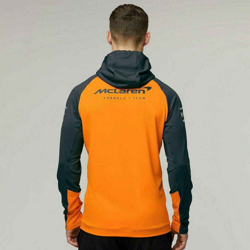 McLaren F1 Team Replica Papaya/Phantom Grey Hooded Sweat Shirt