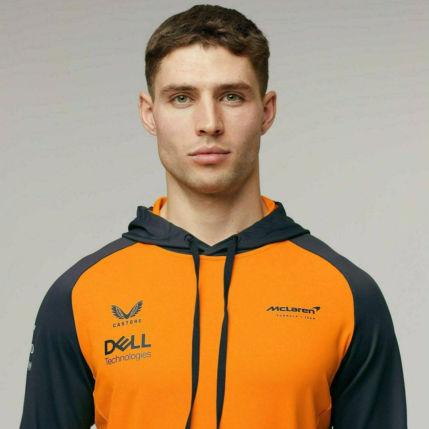 McLaren F1 Team Replica Papaya/Phantom Grey Hooded Sweat Shirt