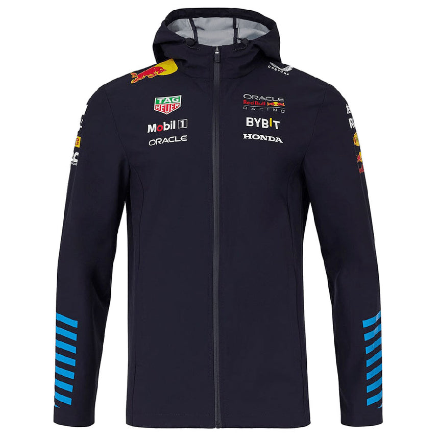 Oracle Red Bull Racing F1 Team Night Sky Blue Team Rain Coat Jacket