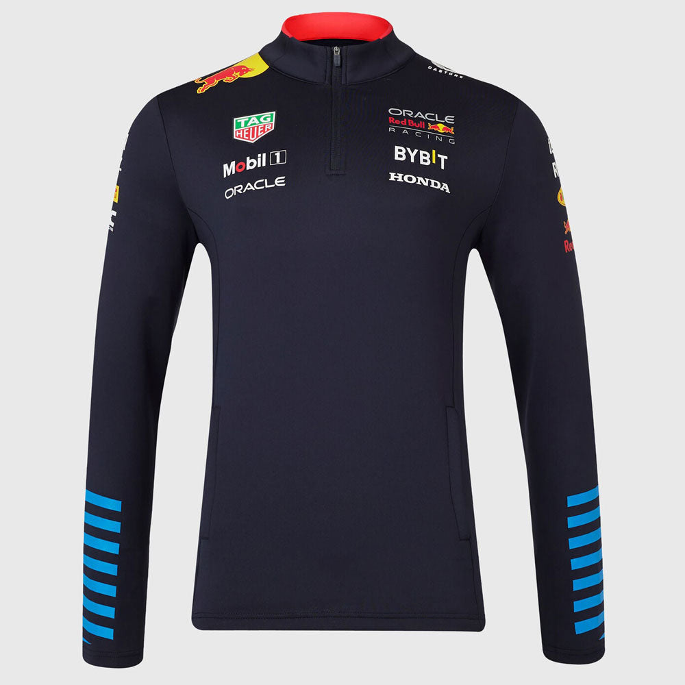 Oracle Red Bull Racing F1 Team Night Sky Blue 1/4 Zip Midlayer – Pitwalk
