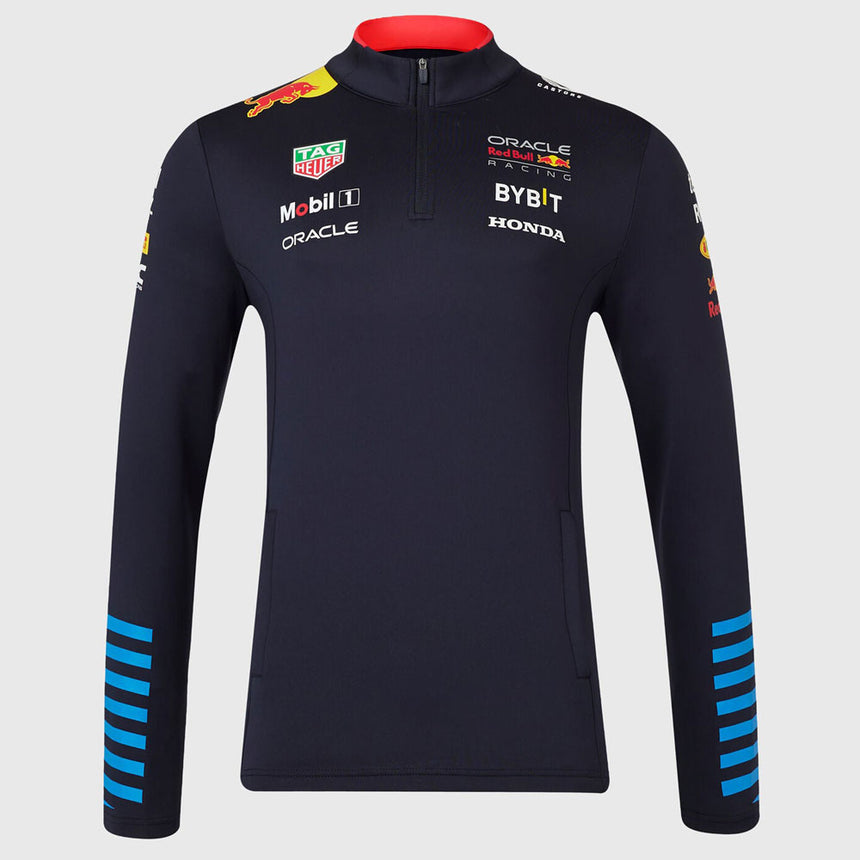 Oracle Red Bull Racing F1 Team Night Sky Blue 1/4 Zip Midlayer