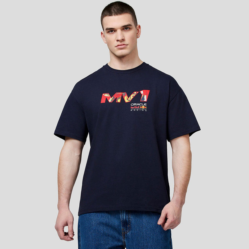 Oracle RedBull Rascing Max Verstappen Pop Art Oversized T-Shirt