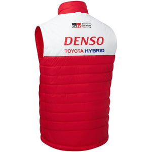 Toyota Gazoo Racing Team WRC Official Red/White Padded Gilet Jacket