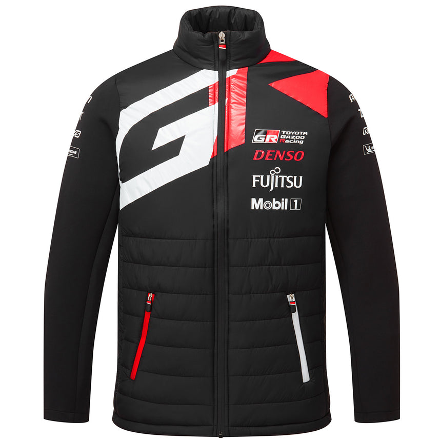 Toyota Gazoo Racing Official WEC Le Mans 24hr Black Team Hybrid Padded Jacket