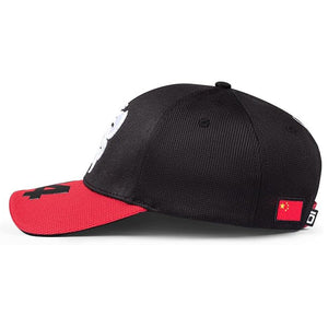 Alfa Romeo Official Zhou 24 Driver Cap Curved Brim | Cap (Black/Red)
