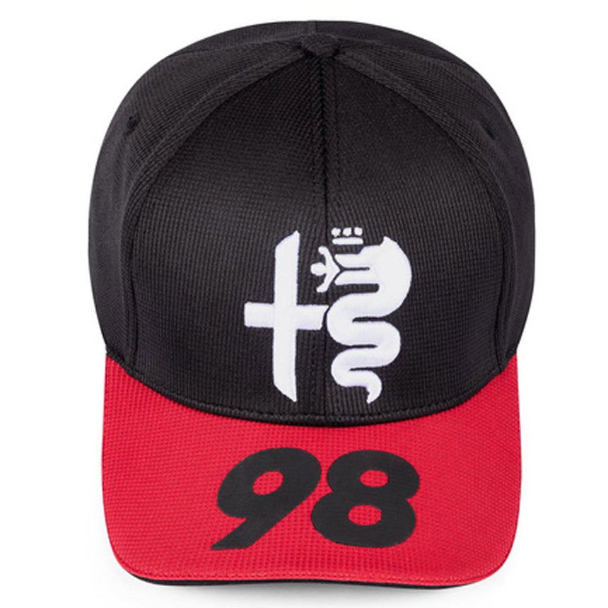 Alfa Romeo Official Pouchaire Driver Cap (Black/Red)