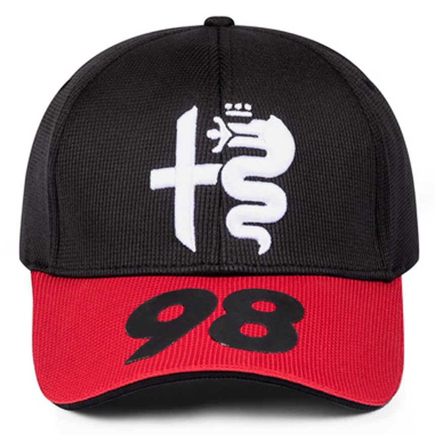 Alfa Romeo Official Pouchaire Driver Cap (Black/Red)