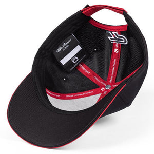 Alfa Romeo Official Pouchaire Driver Cap (Black/Red)