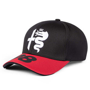 Alfa Romeo Official Pouchaire Driver Cap (Black/Red)
