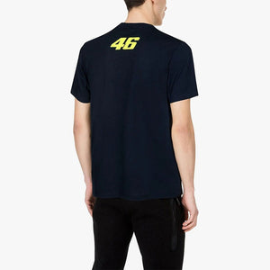 Valentino Rossi VR46 WRT Team Navy Sun & Moon Logo Tee Shirt