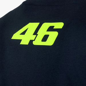 Valentino Rossi VR46 WRT Team Navy Sun & Moon Logo Tee Shirt