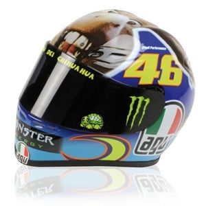 Valentino Rossi VR46 Replica 1:5 Scale Mini Helmet Misano 2009
