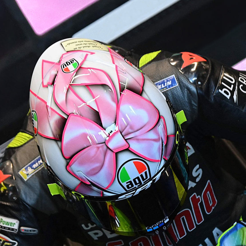 Valentino Rossi VR46 1:5 Scale Moto GP Mini Helmet Misano Race 1 2021