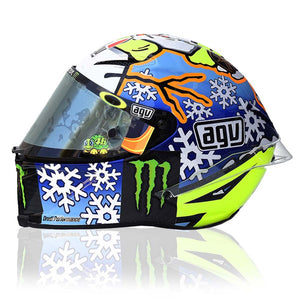 Valentino Rossi VR46 Replica 1:5 Scale Mini Helmet Winter Test 2016