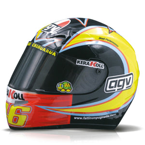 Valentino Rossi VR46 Replica 1:5 Scale Mini Helmet Season 2005