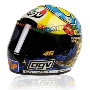Valentino Rossi VR46 Replica 1:5 Scale Mini Helmet Jacarepaguá 1999