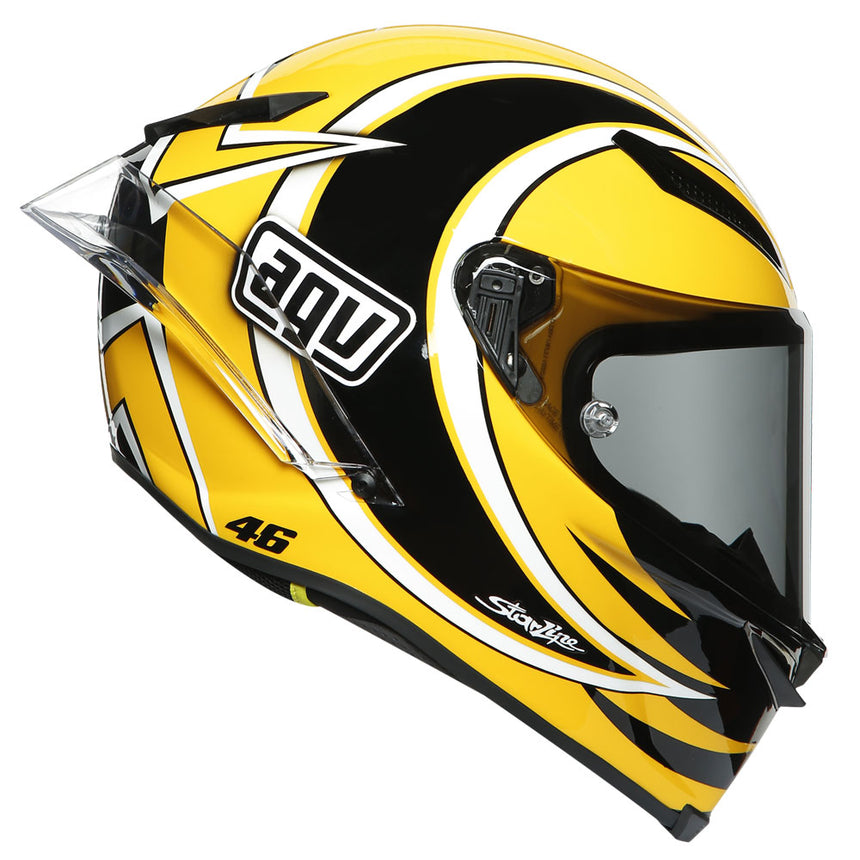 Valentino Rossi VR46 Replica 1:5 Scale Mini Helmet Laguna Seca 2005