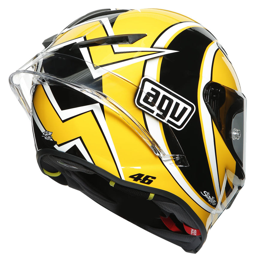 Valentino Rossi VR46 Replica 1:5 Scale Mini Helmet Laguna Seca 2005