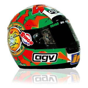 Valentino Rossi VR46 Replica 1:5 Scale Mini Helmet Imola 1997