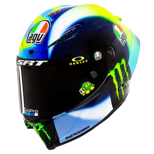 Valentino Rossi VR46 Replica 1:5 Scale Mini Helmet Season 2021