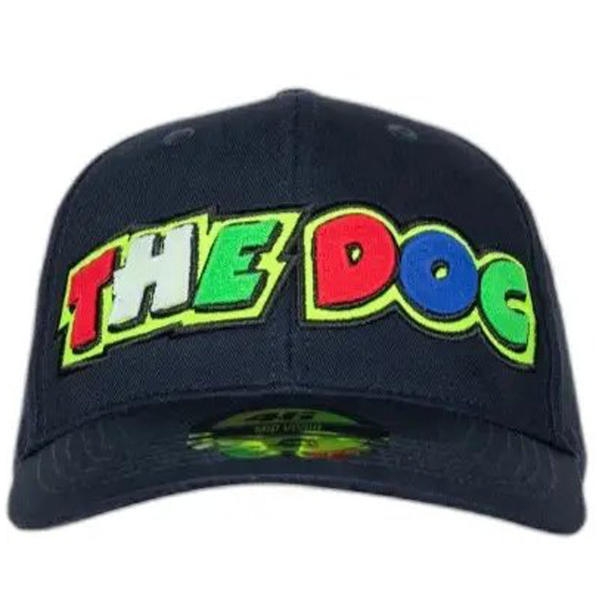 Valentino Rossi VR46 "The Doc" Official Black Baseball Cap Racing Hat