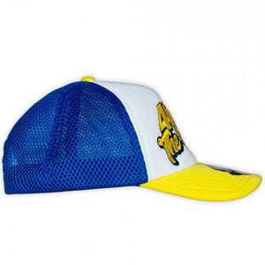 Valentino Rossi VR46 "The Doctor" Official White/Blue Trucker Baseball Cap