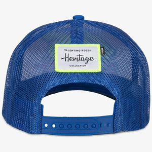 Valentino Rossi VR46 Heritage Blue Official Trucker Baseball Cap Racing Hat