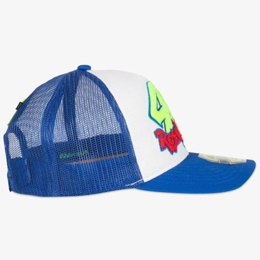 Valentino Rossi VR46 Heritage Blue Official Trucker Baseball Cap Racing Hat