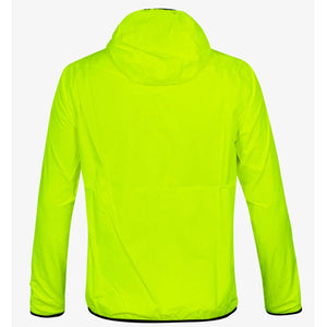 Valentino Rossi VR46 Neon Yellow Hooded Raincoat Jacket