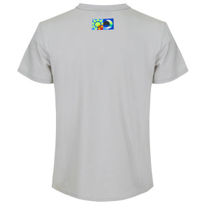 Valentino Rossi VR46 Moto GP Grey Sole Luna Front Print Tee Shirt