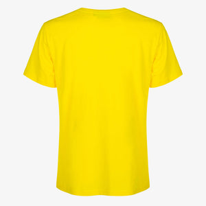 Valentino Rossi VR46 Moto GP Yellow Front The Doctor Print Tee Shirt