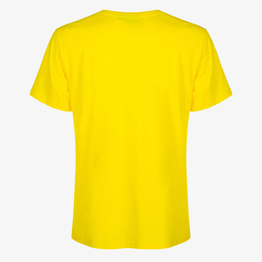 Valentino Rossi VR46 Moto GP Yellow Front The Doctor Print Tee Shirt