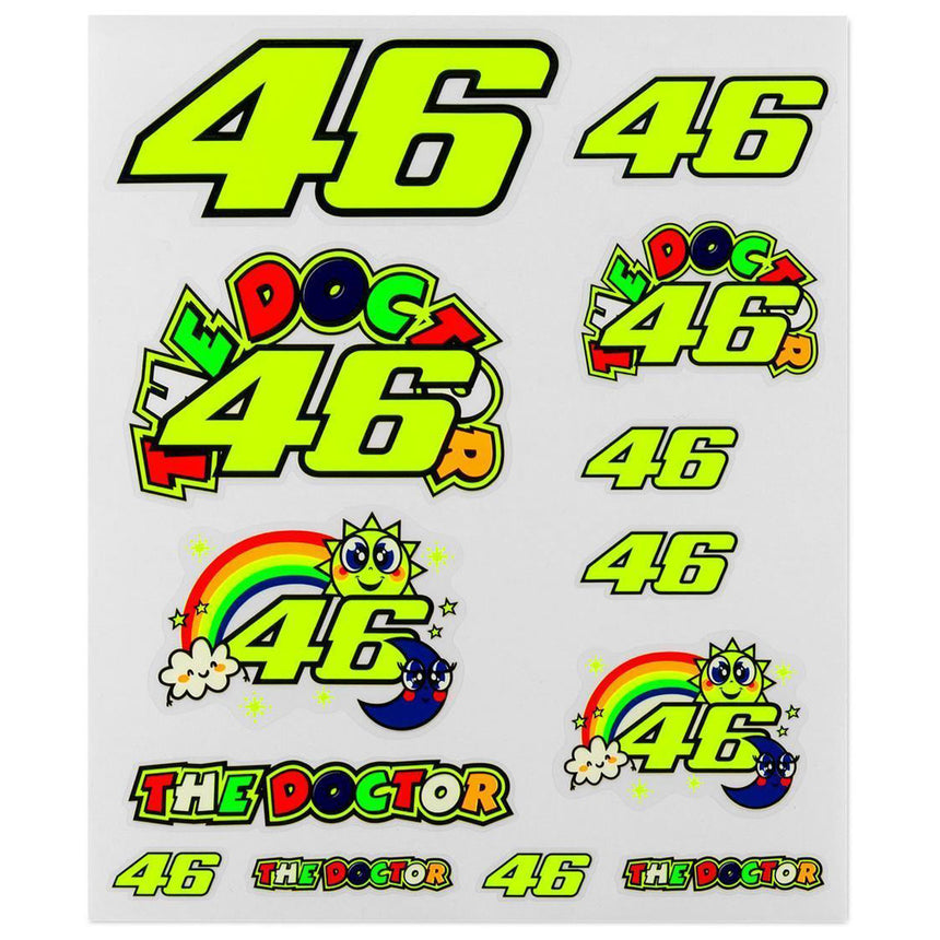 Valentino Rossi VR46 The Doctor Sticker Set