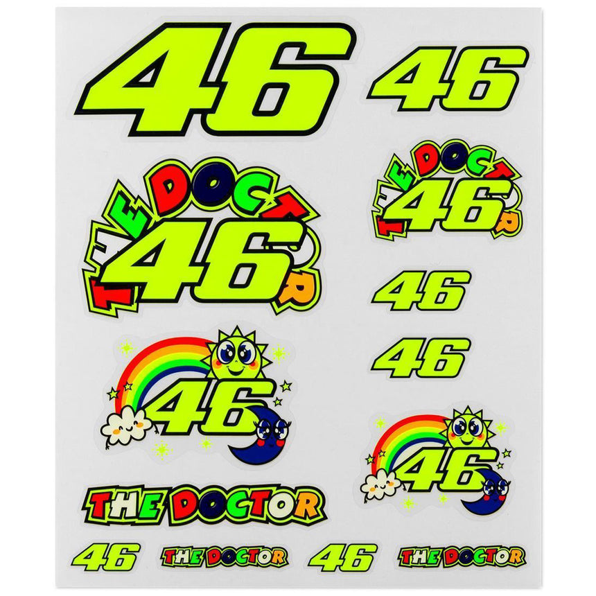 Valentino Rossi VR46 The Doctor Sticker Set