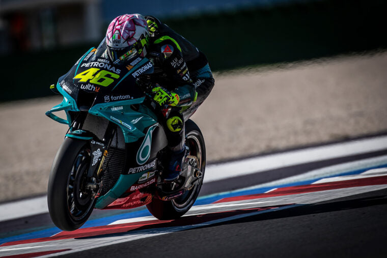 Valentino Rossi VR46 1:5 Scale Moto GP Mini Helmet Misano Race 1 2021