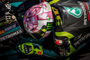 Valentino Rossi VR46 1:5 Scale Moto GP Mini Helmet Misano Race 1 2021