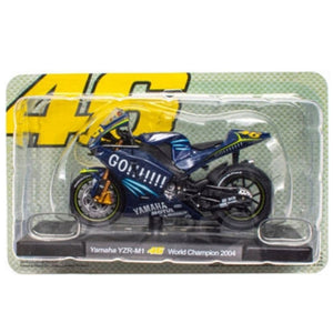 1:18 Yamaha YZR-M1 46 Valentino Rossi World Champion 2004 Model Bike