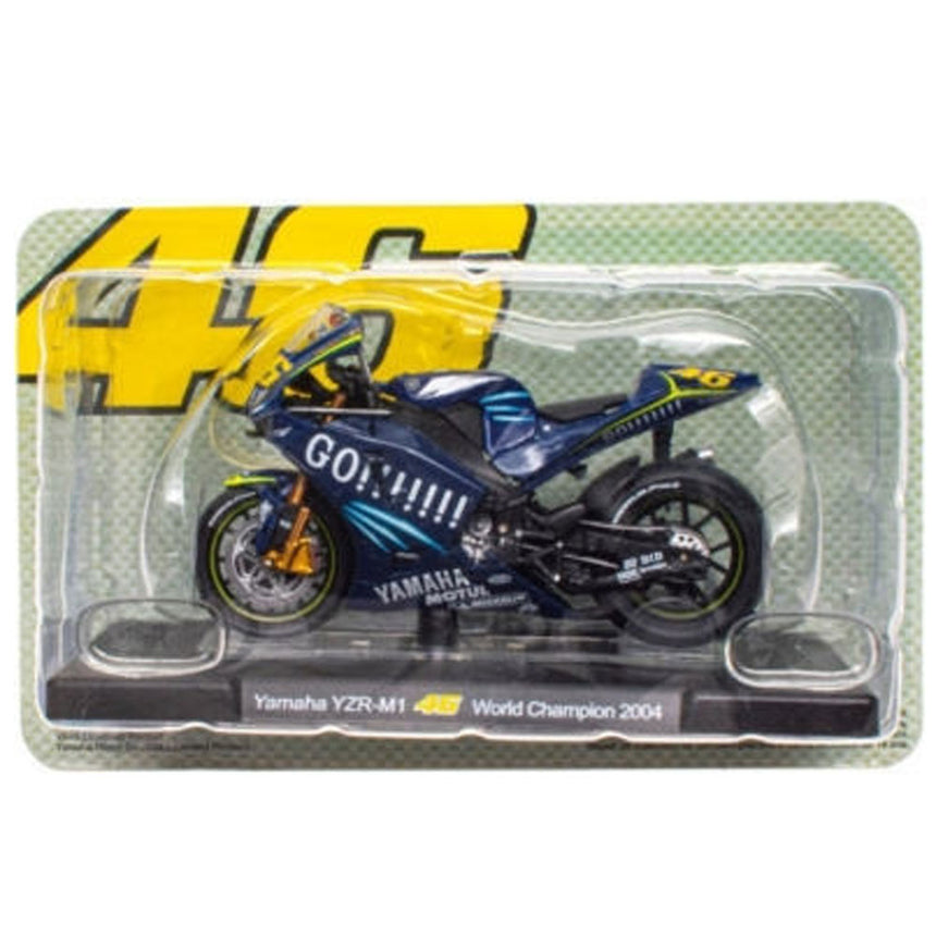 1:18 Yamaha YZR-M1 46 Valentino Rossi World Champion 2004 Model Bike