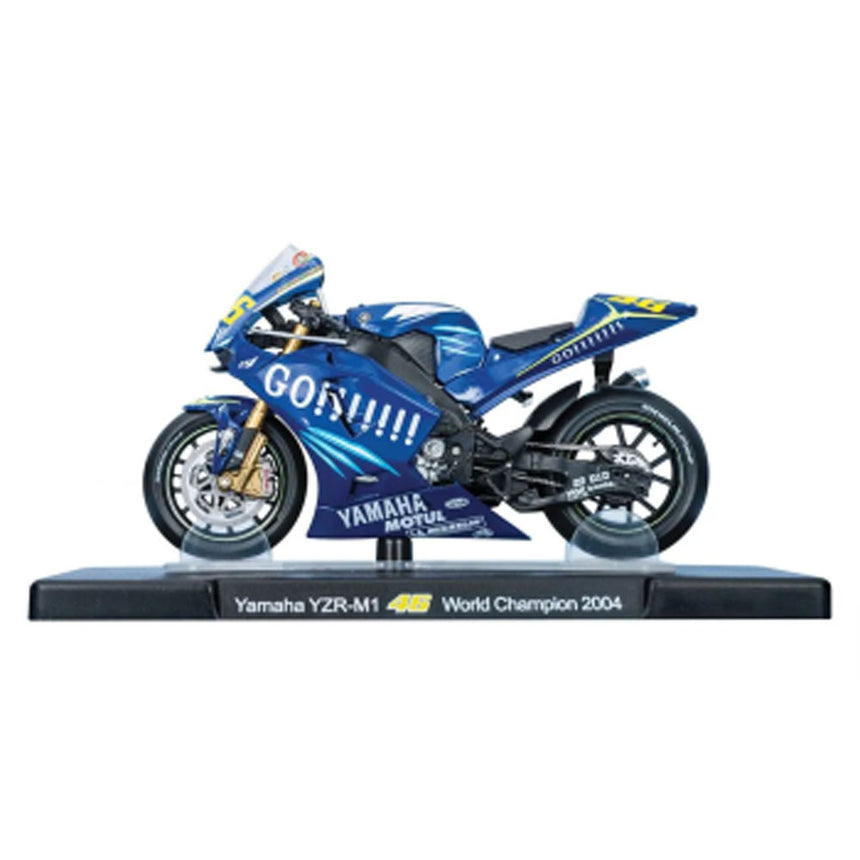 1:18 Yamaha YZR-M1 46 Valentino Rossi World Champion 2004 Model Bike