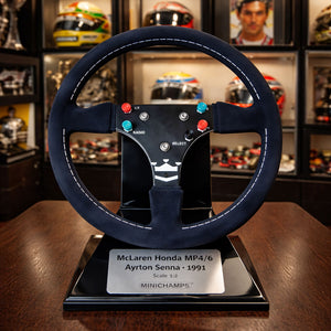 Minichamps Mclaren Honda 1:2 Scale MP4/6 Ayrton Senna 1991 Steering Wheel