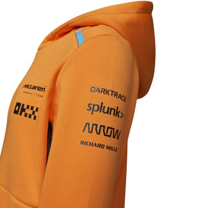 McLaren F1 Team Kids Papaya Orange Hooded Sweatshirt